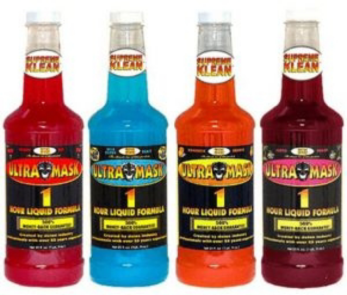 An image of the Supreme Klean Ultra Mask Detox Drink, a product recommended for detoxifying the body to pass a urine drug test. The bottle has a sleek design with a predominantly white label, featuring the brand name "Supreme Klean" in bold letters at the top. Below the brand name, the product name "Ultra Mask Detox Drink" is prominently displayed. The label also includes instructions and benefits, highlighting its effectiveness for detoxification purposes. The bottle is capped with a secure, twist-off lid.